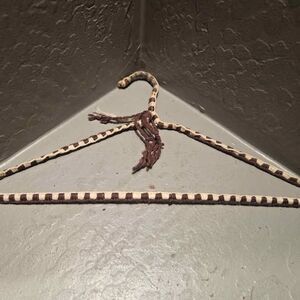 Vintage Yarn Wrapped Wire Clothes Hanger